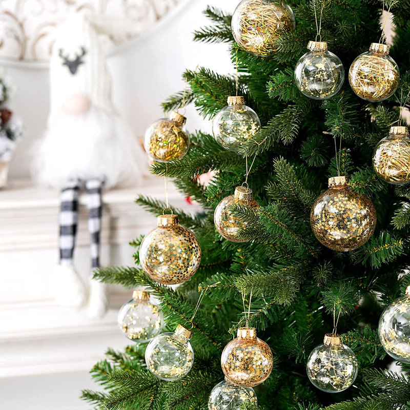 NURTOR Christmas Ornaments Ball Set Xmas Tree House Holiday Wedding Party Decoration Wayfair